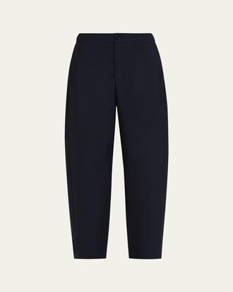 Marni Elastic Waistband Straight-Leg Trousers