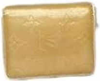 Louis Vuitton Pre-owned Leren Portemonnee - Dames - Vintage Accessoires - Geel - ONE Size - Leer - Vintage