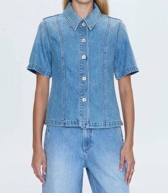 Pistola Denim Cyndi Top In Palo Alto