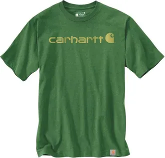 Carhartt Work in Progress Core Logo S/S T-Shirt f&uuml;r Herren | oliv/gr&uuml;n