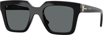 Vogue Eyewear VO5690S Polarized W44/81 Womens Sunglasses Black Size 49