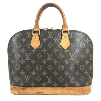Louis Vuitton Pre-owned Monogram Tote Bag - Dames - Pre-owned - Bruin - Maat: ONE Size Leer
