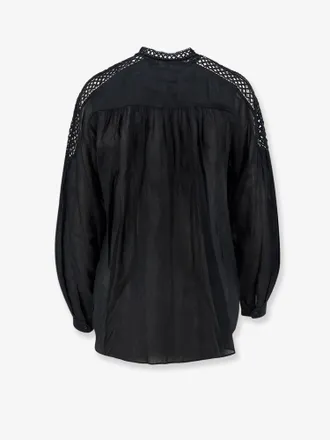 Isabel Marant Womens Shirt Polda Black Viscose