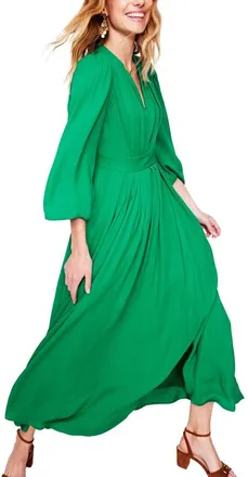 Boden Pleat Blouson Dress