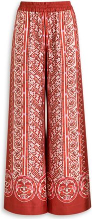 La DoubleJ LA Double J Printed Silk-twill Trousers - Multicoloured - S (UK8-10 / S)