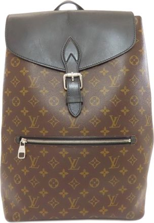 Louis Vuitton Black Monogram Monogram Backpack (Pre-Owned)