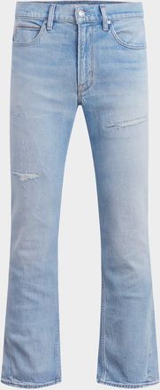 Hudson Men & apos;s Walker Kick Flare Distressed Bootcut Jeans