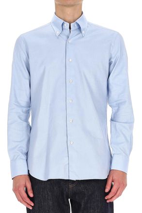 Barba Culto Line Oxford Button-Down Tailored Shirt