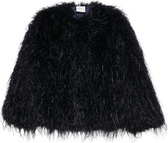 Forte_Forte Feather-effect Mycoatnotte Coat