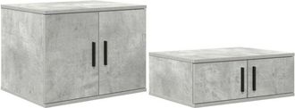 vidaXL Vidaxl - Storage Cabinet Concrete grey 108 x 41 x 40 cm Engineered wood