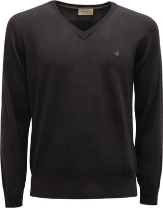Brooksfield V-hals wollen trui - Heren - V-hals truien - Zwart - XL - Wol - Truien & Vesten