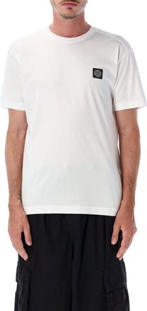 Stone Island White Crew Neck T-Shirt