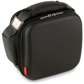 Valira Valira Nomad Satin Borsa porta pranzo termica con 2 contenitori per alimenti (nero)