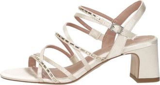 Tamaris High Heel Sandalen - Dames - Sandalen met hakken - Wit - 41 EU - Schoenen