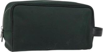 Louis Vuitton Pre-owned Vintage Clutch - Dames - Vintage Clutch - Groen - ONE Size - Leer - Vintage