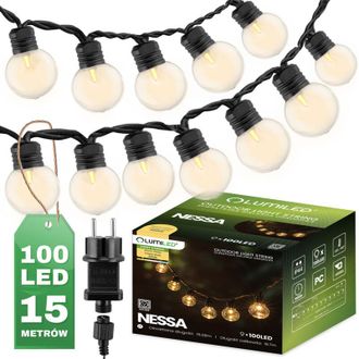OEM Guirnalda De Luces Para Jard&iacute;n Exterior, 16 M, 100 Led, 230 V, 3000 K