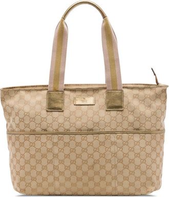 Gucci Pre-owned Gucci GG Canvas Web Tote Ladies 44D943VYK44K46JI