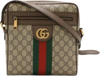 Gucci Pre-owned Cross Body Bag - Dames - Vintage Schoudertas - Beige - ONE Size - Vintage
