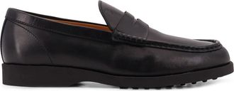 Tod's Platte Loafers - Heren - Loafers - Zwart - 42 EU - Leer - Schoenen