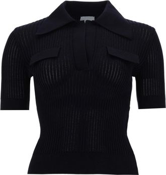 Patou besticktes Baumwoll-Poloshirt