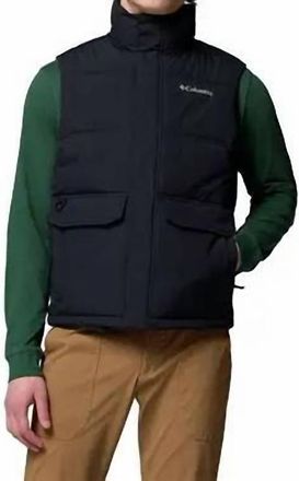 Columbia Mens Landroamer Puffer Vest In Black