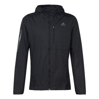 adidas OWN THE RUN JKT Running Sports Jacket Coat Male Black FL6964