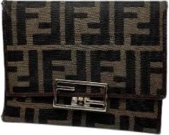 Fendi Pre-owned Wallet - Dames - Vintage Accessoires - Veelkleurig - ONE Size - Leer - Vintage