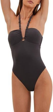 Vix Atena Carol One-Piece Swimsuit in Grey at Nordstrom Rack, Size Small