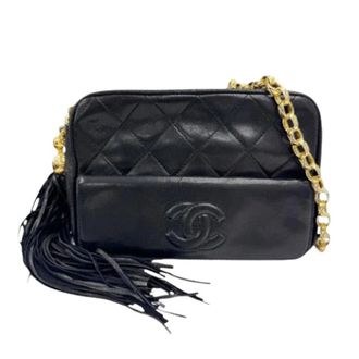 Chanel Pre-owned Vintage Schoudertas - Dames - Pre-owned - Zwart - Maat: ONE Size Leer