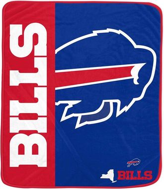 Pegasus Sports Buffalo Bills Nfl Team Logo Soft Fleece Throw