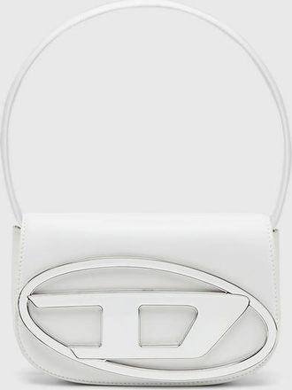 Diesel 1DR-Iconic shoulder bag in nappa leather - Shoulder Bags - Woman - White
