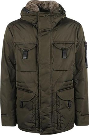 Peuterey Groene Field Jacket - Heren - Winterjassen - Groen - L - Jassen