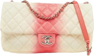 Chanel Borsa a spalla Pre-owned Classic Flap Jumbo - - Pre-owned - Donna - Bianco - ONE SIZE