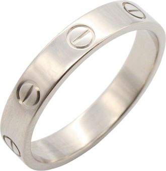 Cartier White Gold White Gold (18K) Band Ring (Pre-Owned)