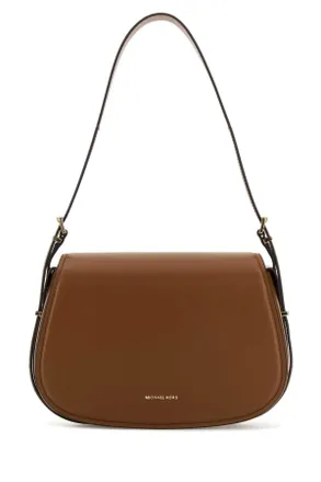 Michael Kors Caramel Leather Moore Shoulder Bag