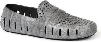 Floafers Country Club Driver Loafer in Black Denim at Nordstrom Rack, Size 12