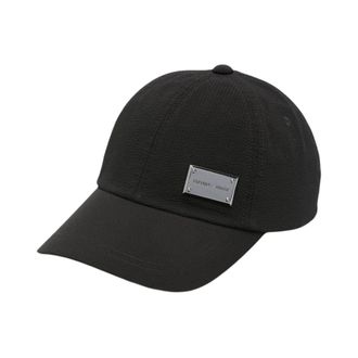 Emporio Armani Logo Baseball Cap - Heren - Petten - Zwart - ONE Size - Accessoires