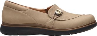 Clarks Womens, Certina Ease Slip-On, Pebble Nubuck, 7.5 UK