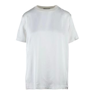 Fabiana Filippi Camicetta in satin - - Tops - Donna - Bianco - S