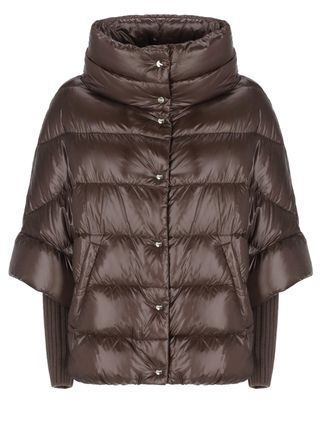 Herno Brown Quilted Down Jacket