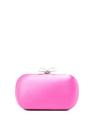 Self Portrait Selbstportr&auml;t-Clutch aus Satin