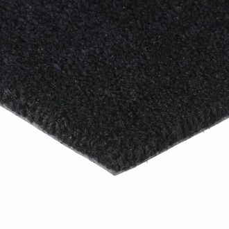 Berkfield Home Durable Door Mat Black 50x80 cm Tufted Coir