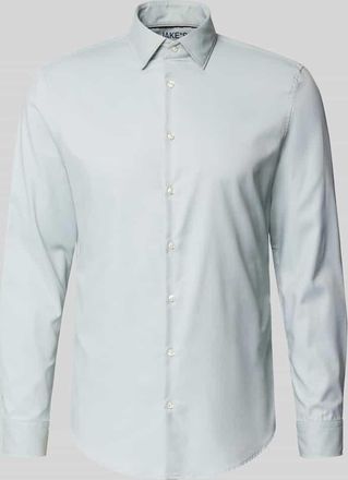 Jake*s Slim Fit Business-Hemd mit Kentkragen in Hellgruen, Gr&ouml;&szlig;e 37/38
