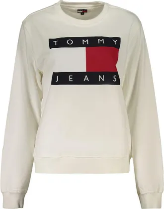 Tommy Hilfiger White Cotton Womens Womens Sweatshirt