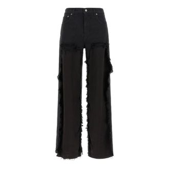 Haikure Wide Jeans, female, Black, Size: W26 Bonnie Bull Jeans
