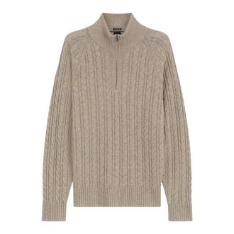HUGO BOSS H-Furore Trui - Heren - Coltruien - Bruin - M - Wol - Truien & Vesten