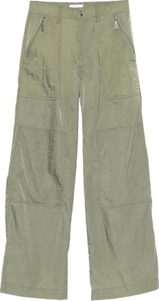 Paco Rabanne Pantaloni plissettati con tasche - Verde