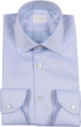 Xacus Camicia - Heren - Zakelijke Overhemden - Blauw - 4XL - Overhemden