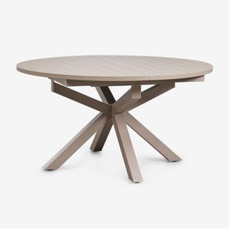 Sklum Barces tavolo da giardino estensibile in alluminio 145-200x145 cm SKLUM