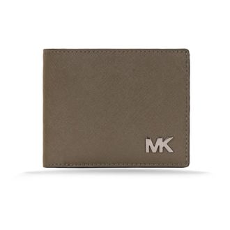 Michael Kors Wallets & Cardholders, male, Green, Size: ONE SIZE Greenwich Tri-Fold Mini Wallet